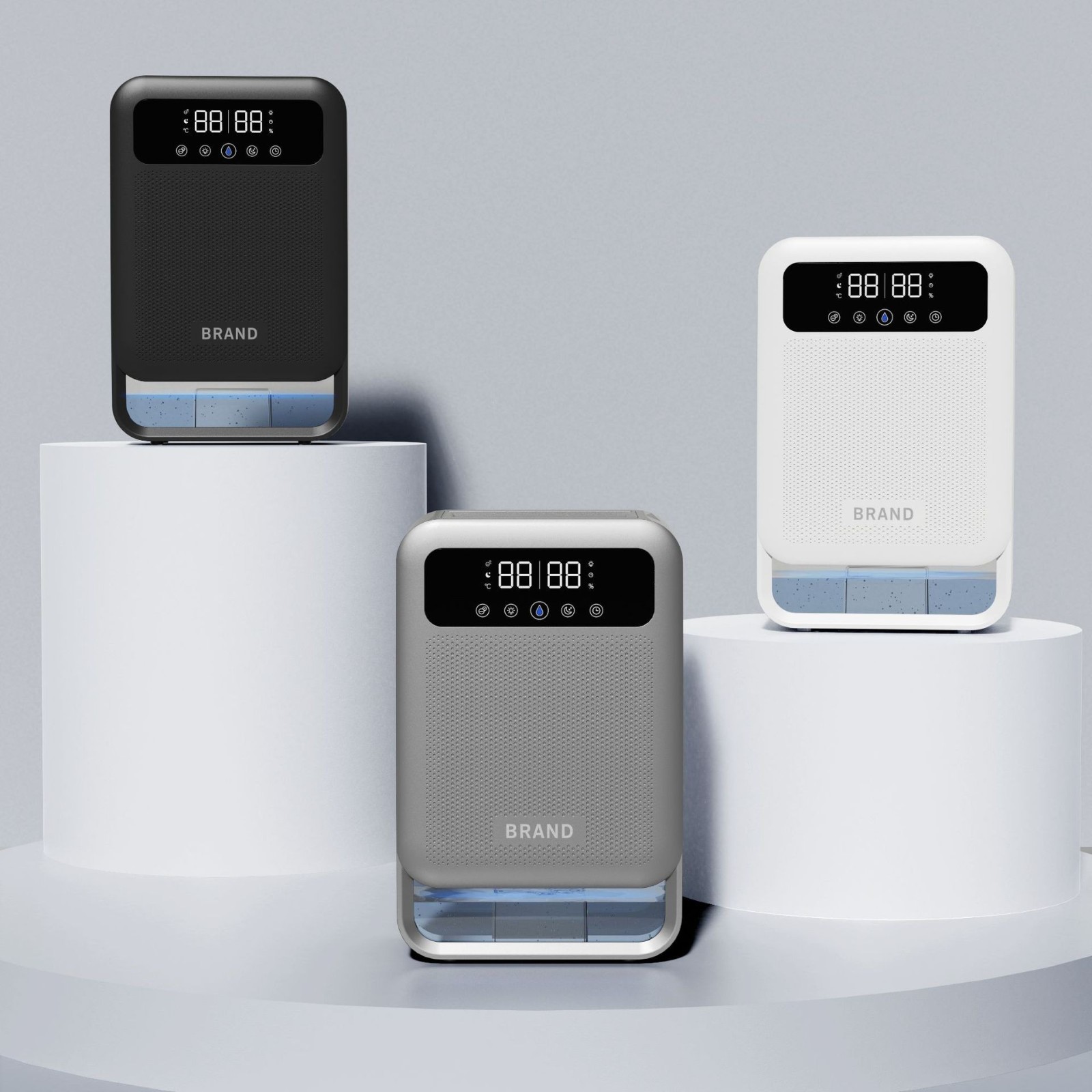 跨境定制除湿机家用卧室客房除湿器地下室抽湿机厂家去湿静音图3