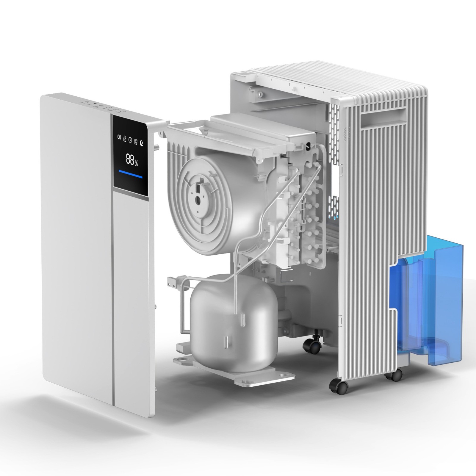 新款16L/D家用除湿机大功率客厅跨境除湿机卧室大面积吸湿图4