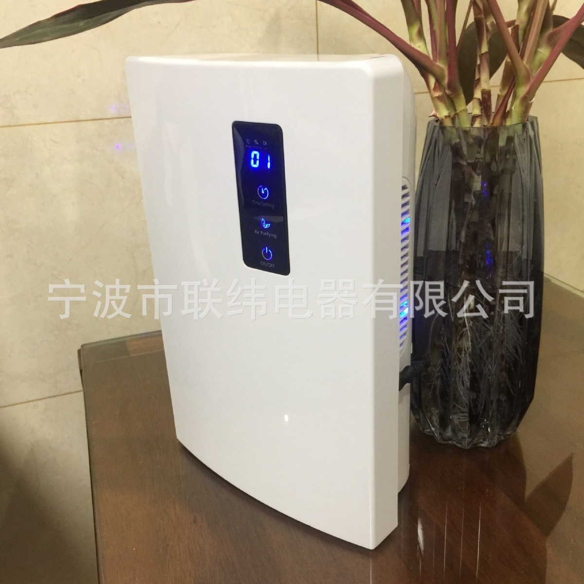新款液晶显示家用衣柜空气净化电子迷你除湿器除湿机抽湿机图4
