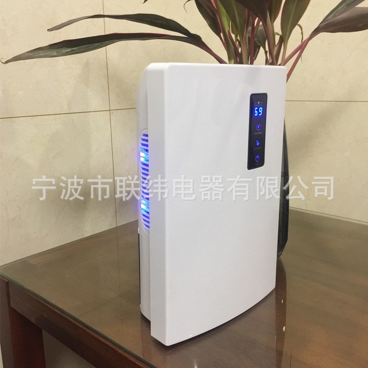 新款液晶显示家用衣柜空气净化电子迷你除湿器除湿机抽湿机图2
