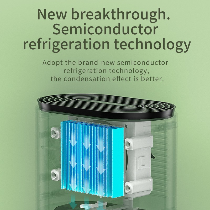 新品1200ml小型半导体除湿机家用防潮电子除湿器亚马逊爆款图4