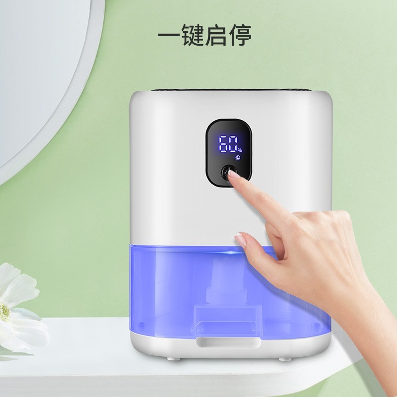 跨境现货新品除湿机家用衣柜静音智能除湿器迷你家用吸湿器吸潮机图2
