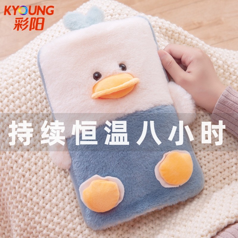 国标热水袋防爆充电暖手宝加厚电暖宝已注水暖水袋速热安全防烫图2