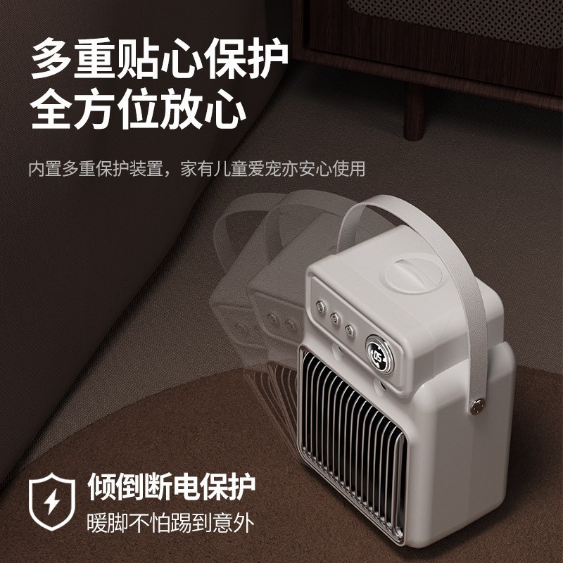 定制新款取暖家用暖风机取暖神器办公室小太阳暖风机取暖神器跨境图2