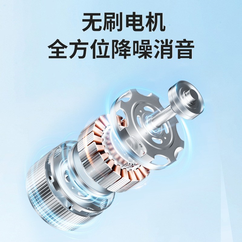 新款跨境折叠可伸缩USB充电小风扇便携式静音办公室家用宿舍风扇图2