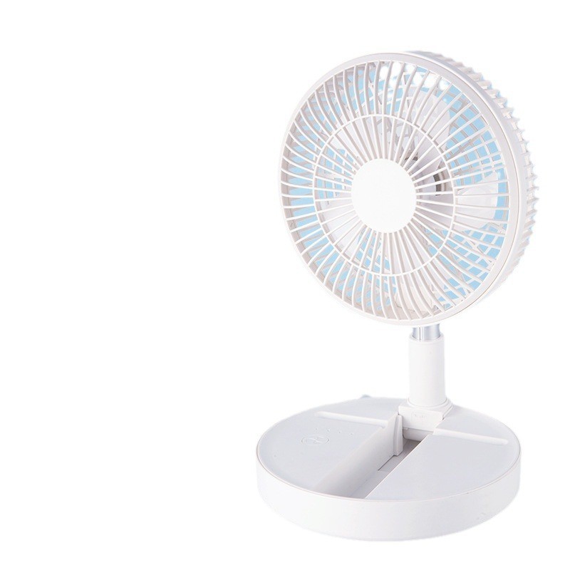 新款跨境折叠可伸缩USB充电小风扇便携式静音办公室家用宿舍风扇图5