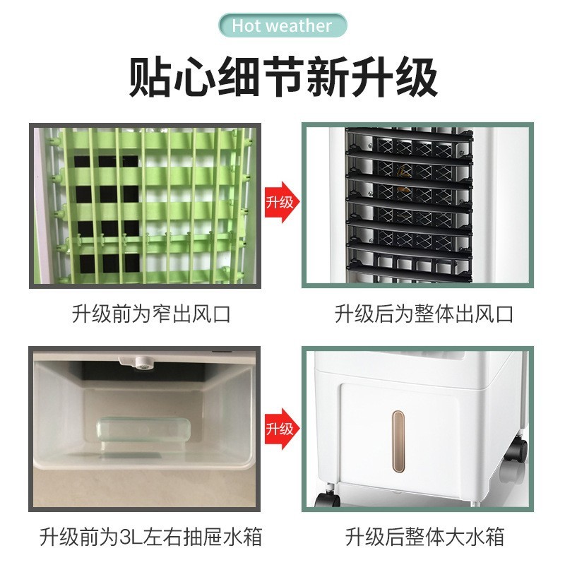 冷风机空调扇家用制冷小型电风扇移动水冷aircooler冷风机家用图4
