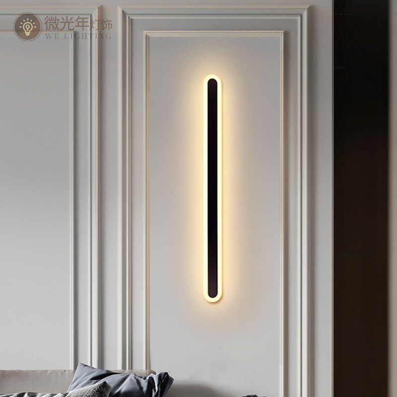极简壁灯长条线形防水客厅背景墙无主灯氛围楼道卧室过道外贸马逊图3