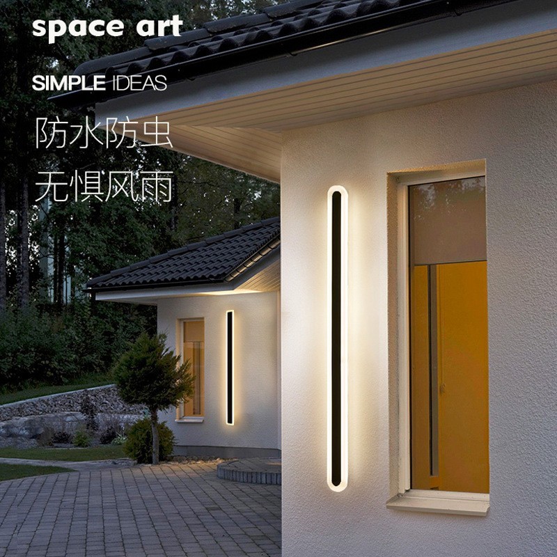 极简壁灯长条线形防水客厅背景墙无主灯氛围楼道卧室过道外贸马逊图4