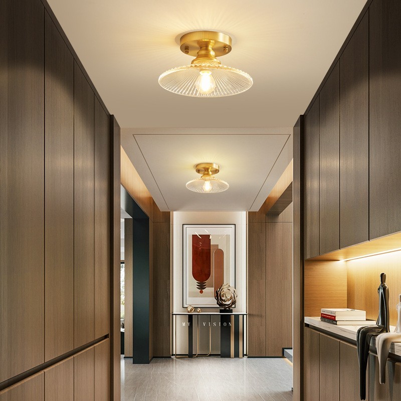 轻奢阳台灯走廊过道灯网红爆款简约现代入户玄关衣帽间门厅吸顶灯图2