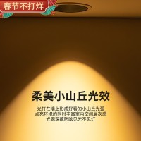 嵌入式洗墙灯射灯防眩低蓝光窄边天花灯酒店家用聚光灯酒店同款
