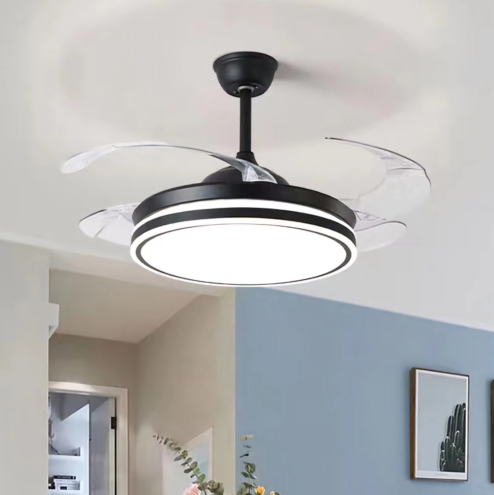 客厅灯餐厅灯中山灯具吊扇灯风扇灯定制图2