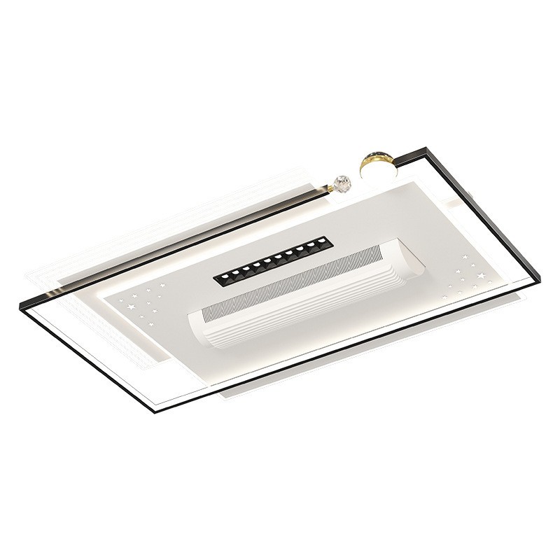 全光谱LED无叶风扇吸顶灯护眼客厅卧室餐厅房间中山灯饰具现代图5