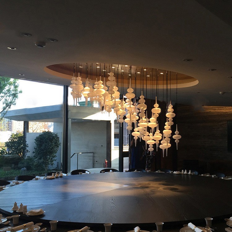 吸顶灯客厅大厅主灯大型酒店灯具吊灯定制售楼部沙盘吊灯图3