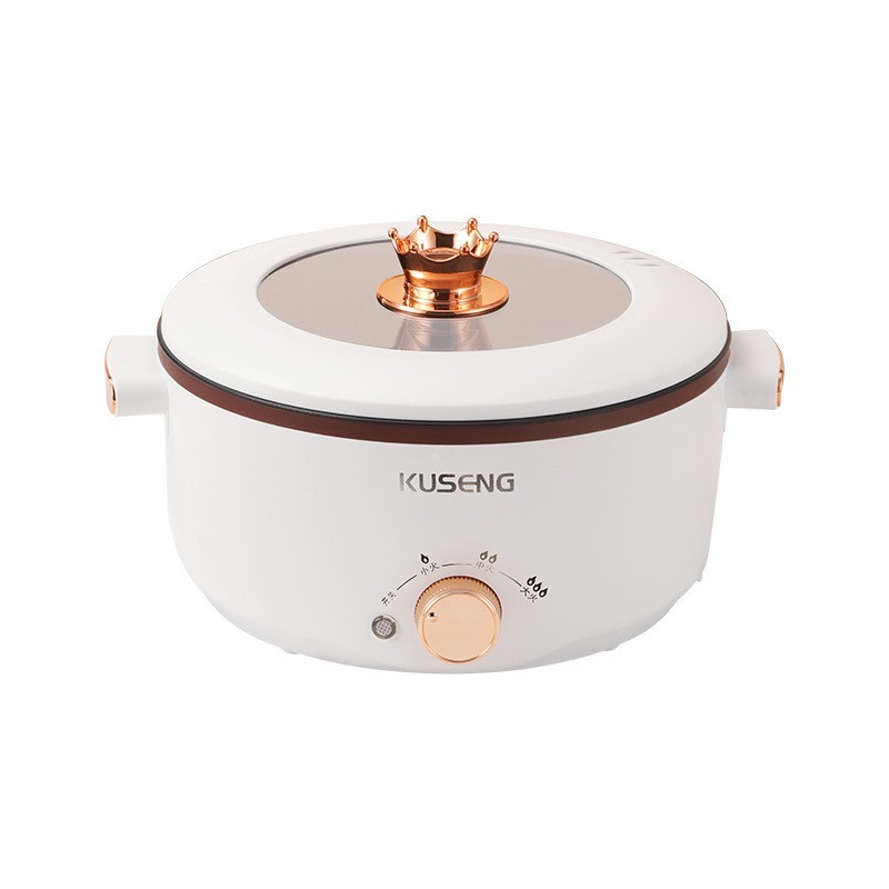 定制款电炒锅宿舍电煮锅炒菜多功能电炒锅不粘家用一体式电火锅图5