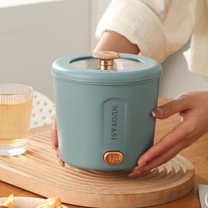 电煮锅多功能电热锅110V宿舍小型电锅一体速食锅迷你泡面锅家用锅图2