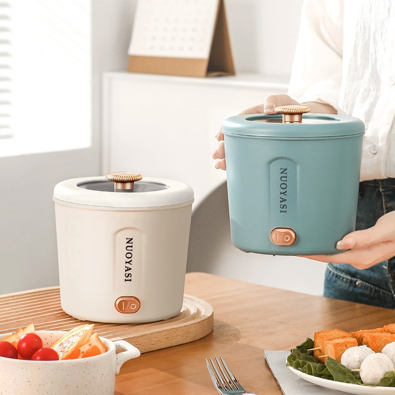 电煮锅多功能电热锅110V宿舍小型电锅一体速食锅迷你泡面锅家用锅图3