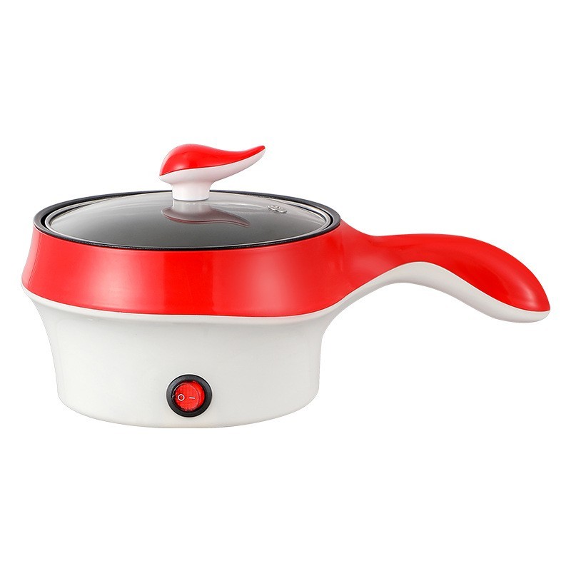 定制多功能电煮锅鲨鱼锅不粘迷你电炒锅电煎锅电火锅蒸煮一体图5