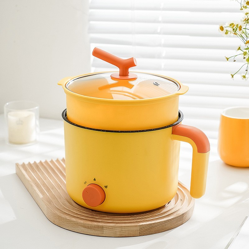 小功率电煮锅学生宿舍办公小火锅电炒锅一体锅多功能烹饪锅图2