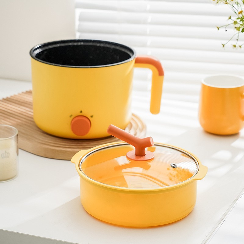 小功率电煮锅学生宿舍办公小火锅电炒锅一体锅多功能烹饪锅图4