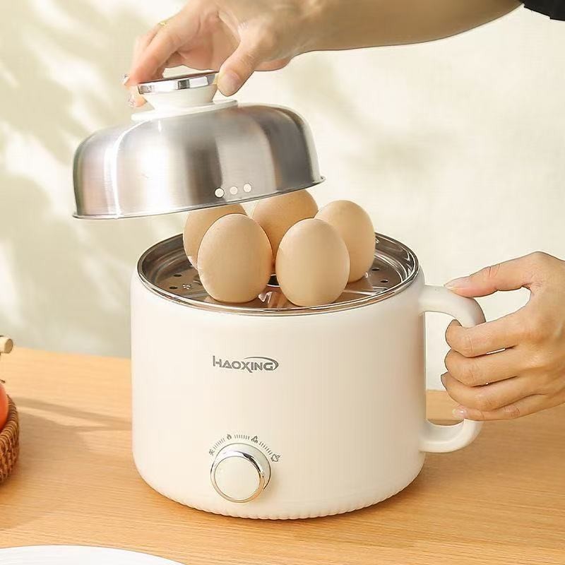 304电煮锅一体蒸煮宿舍小型电煮都多功能电热锅图2