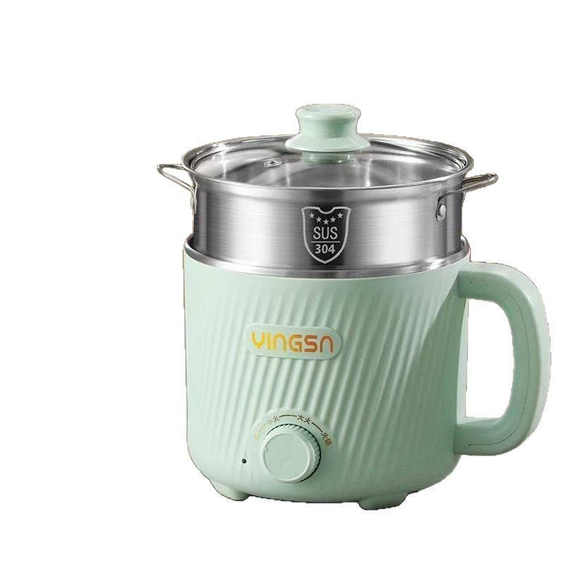304不锈钢电煮锅小型多功能宿舍泡面锅蒸煮一体电热图5