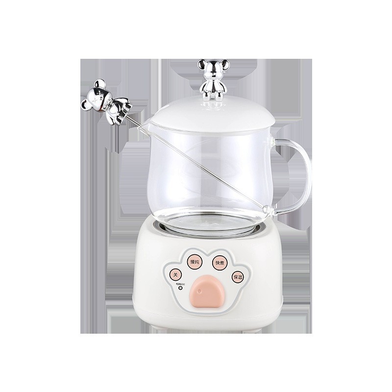 养生杯家用多功能煮花茶壶电炖杯小型办公室全自动煮茶器玻璃图5