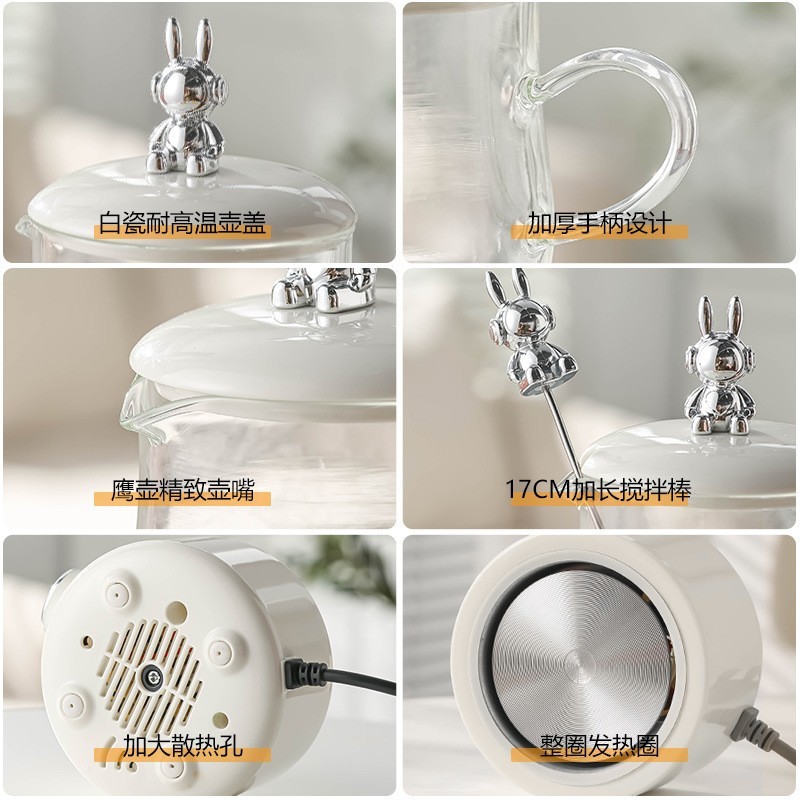 多功能迷你养生电炖杯养生壶小型煮茶器燕窝玫瑰养生杯图3