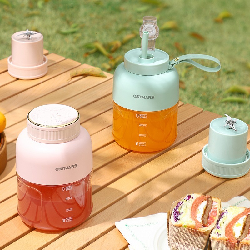 定制OSTMARS榨汁机水果做果汁便携小质电动榨汁桶动力大榨汁杯图4