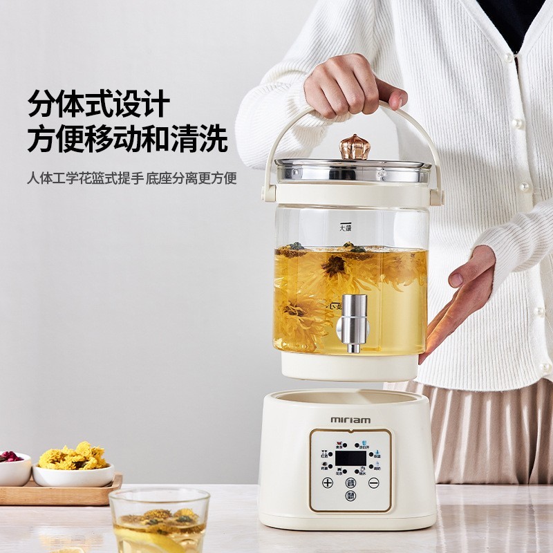 水龙头养生壶炖煮一体煮茶壶烧水壶家用多功能大容量花茶壶图2