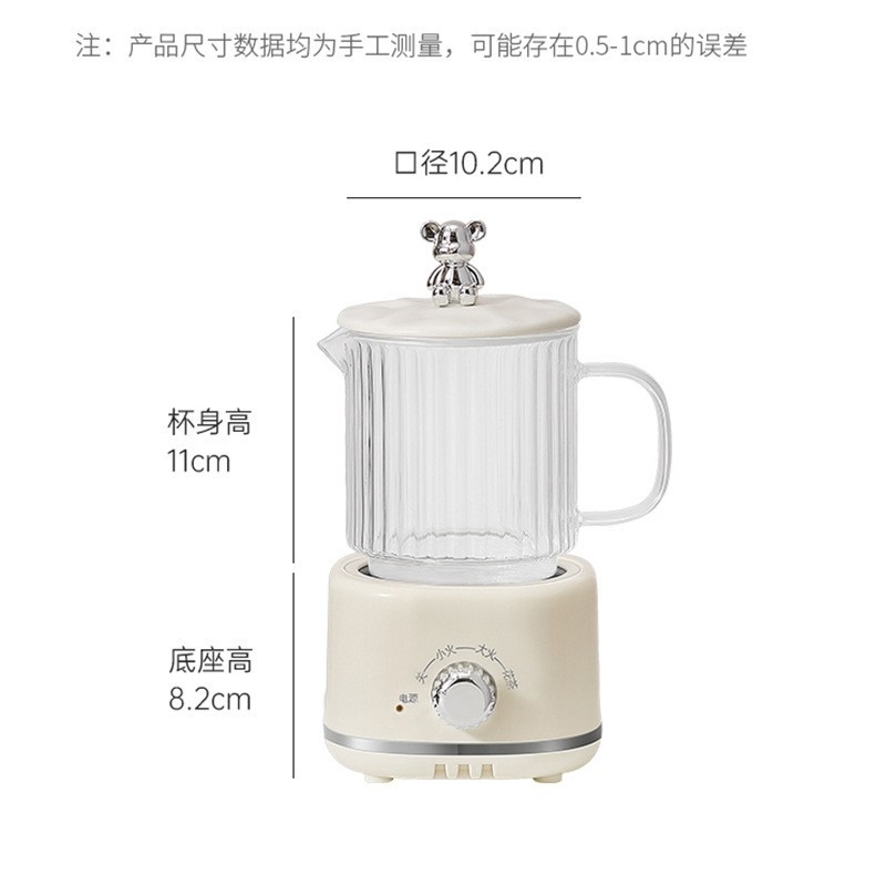 多功能迷你养生杯办公室烧水花茶壶家用小型玻璃养生壶图5