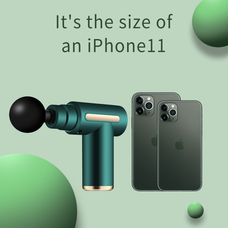 筋膜枪按摩器筋膜枪电动按摩缓解肌肉按摩USB迷你充电筋膜枪图2