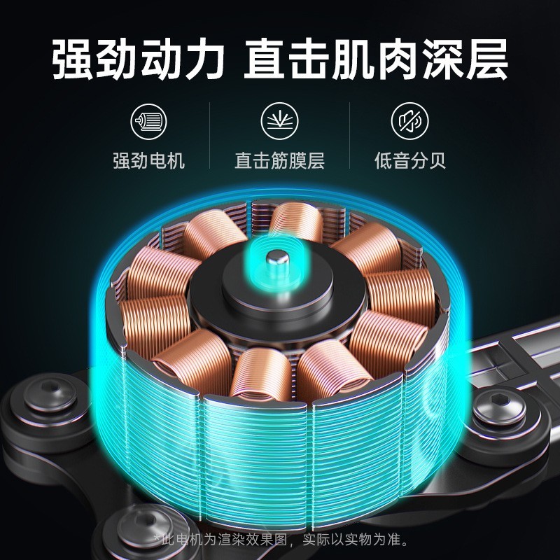 定制专业级筋膜枪深层肌肉放松按摩器男士专用健身颈膜枪贴牌图2