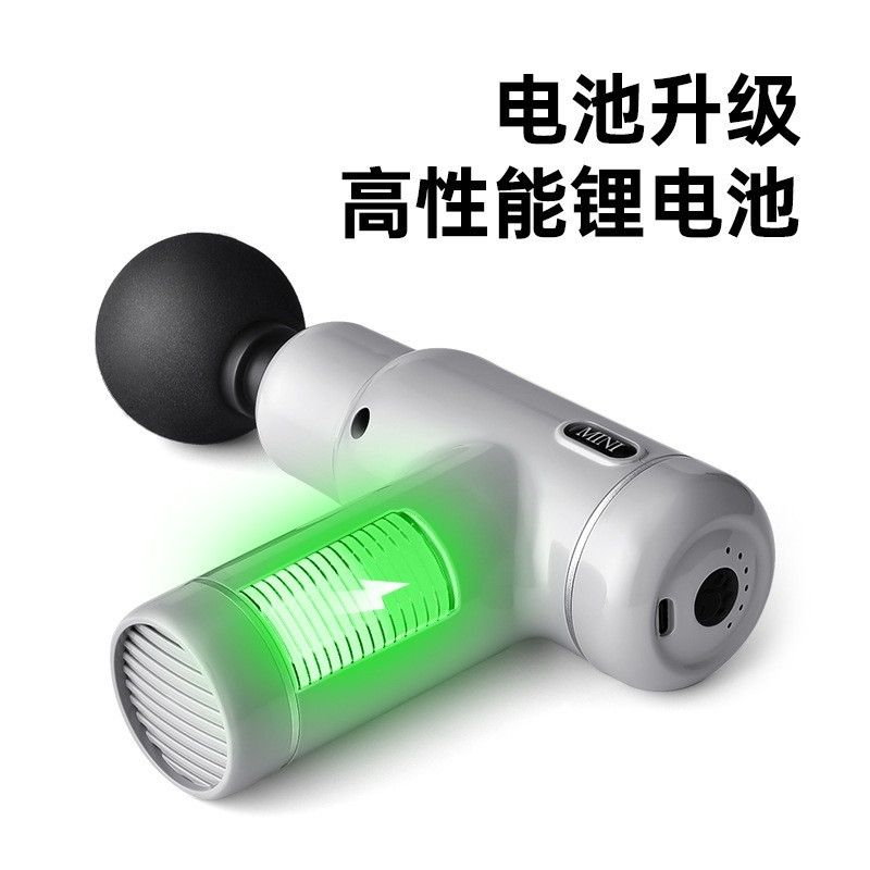 厂家USB按摩枪筋膜仪肌肉放松震动枪棒按摩健身器材颈膜抢 筋膜枪图3