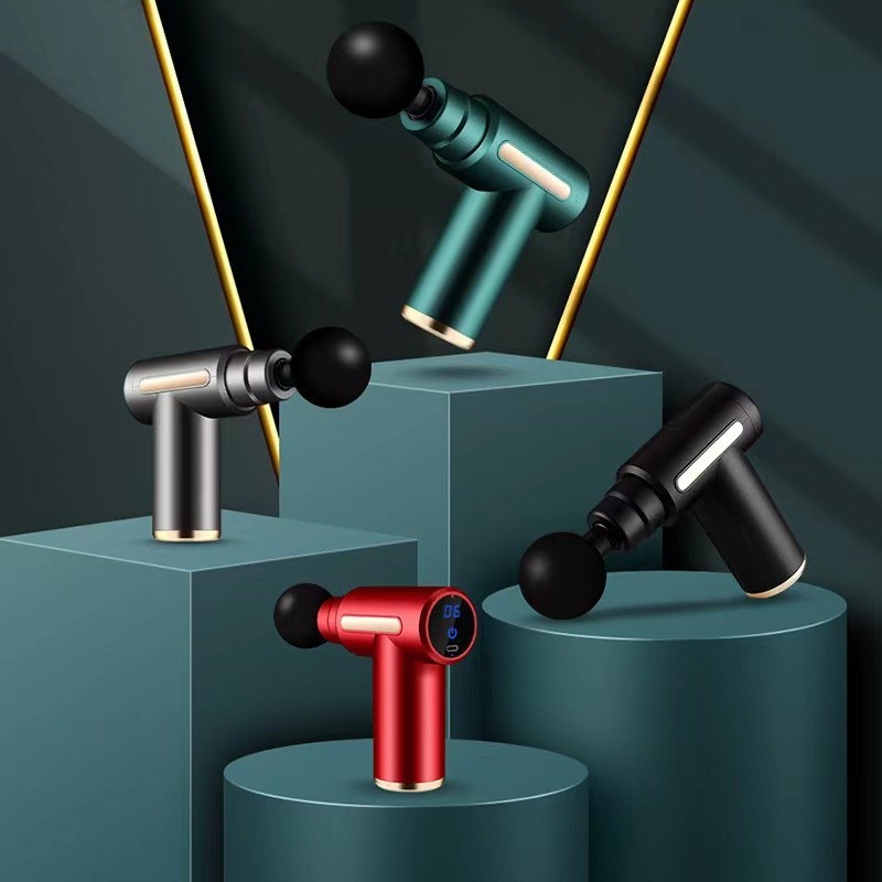 厂家定制筋膜枪健身机械跨境亚马逊迷你便携冷热敷肌肉筋膜抢图4