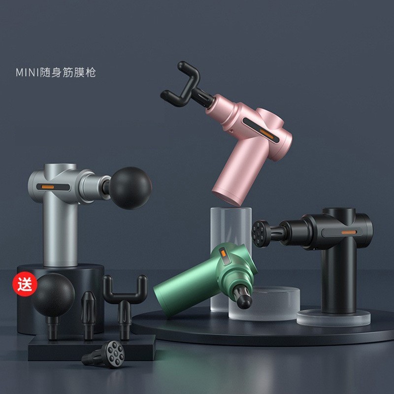 筋膜枪新品跨境亚马逊肌肉放松按摩器液晶智能变速震动电动筋膜枪图4