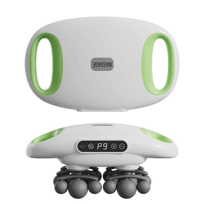 跨境多头筋膜枪按摩器深层按摩仪腰部背部腳底按高频震动仪筋膜枪图5