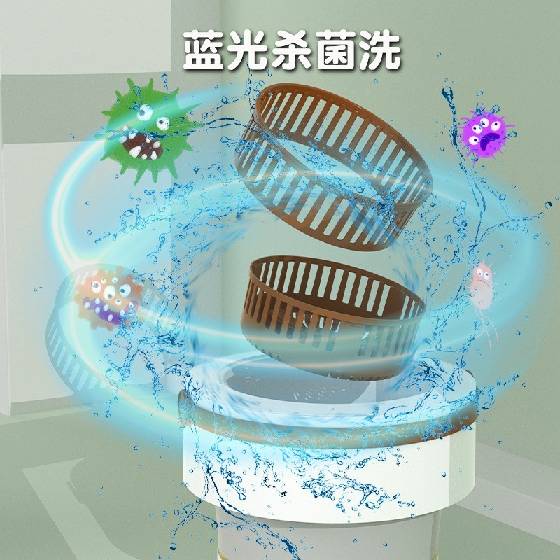 迷你洗衣机小型洗脱一体机毛巾婴儿衣物宿舍洗袜子神器折叠洗衣机图4