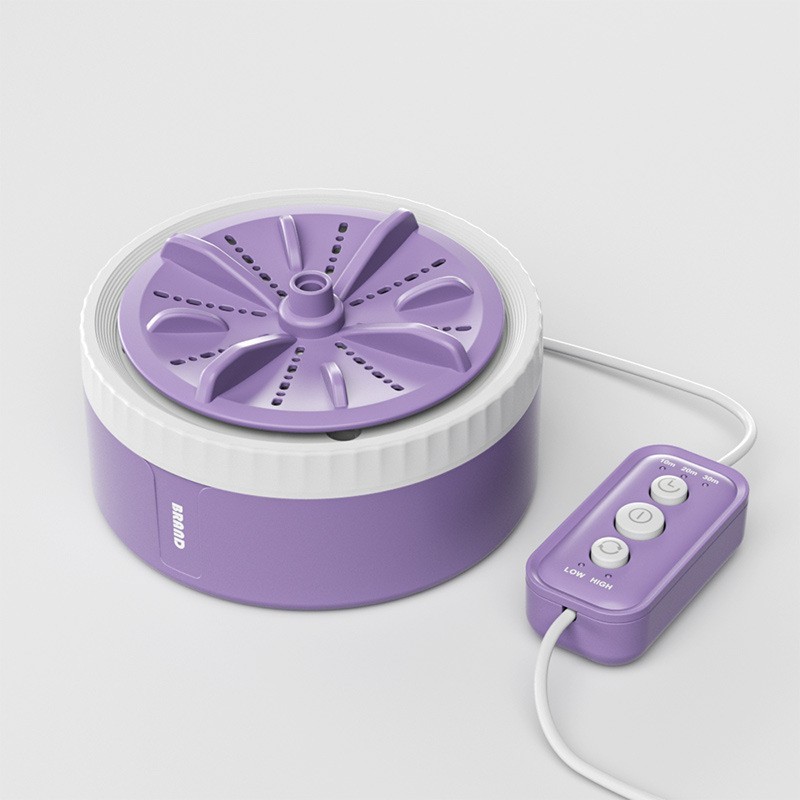 新品便携式涡轮内衣洗衣机自动迷你洗袜神器宿舍专用内衣洗衣机图4