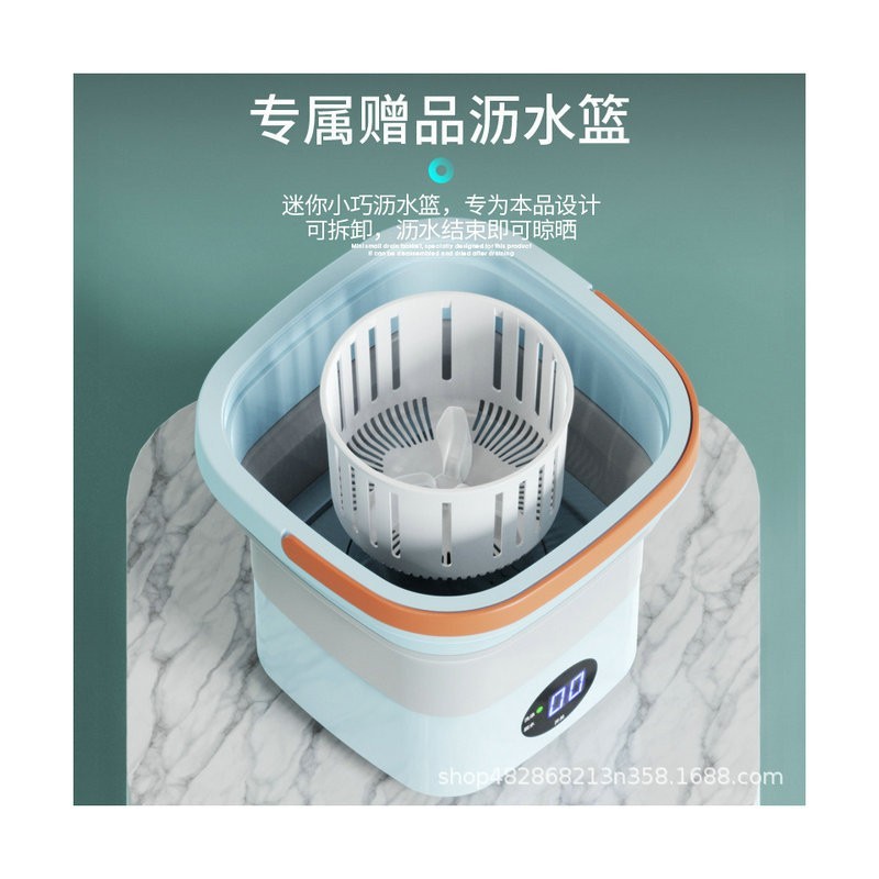 液晶显示便携式洗衣机现货 小型折叠洗衣机家用宿舍学生图4