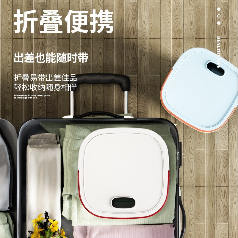 厂家新型折叠便携式洗衣机迷你学校家用蓝光杀菌内衣袜子洗衣机图3