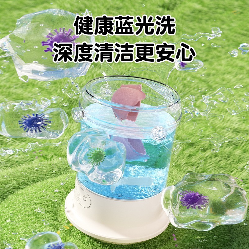 迷你便携衣物护理机自动洗袜子内衣裤小型清洗机迷你懒人宿舍图4