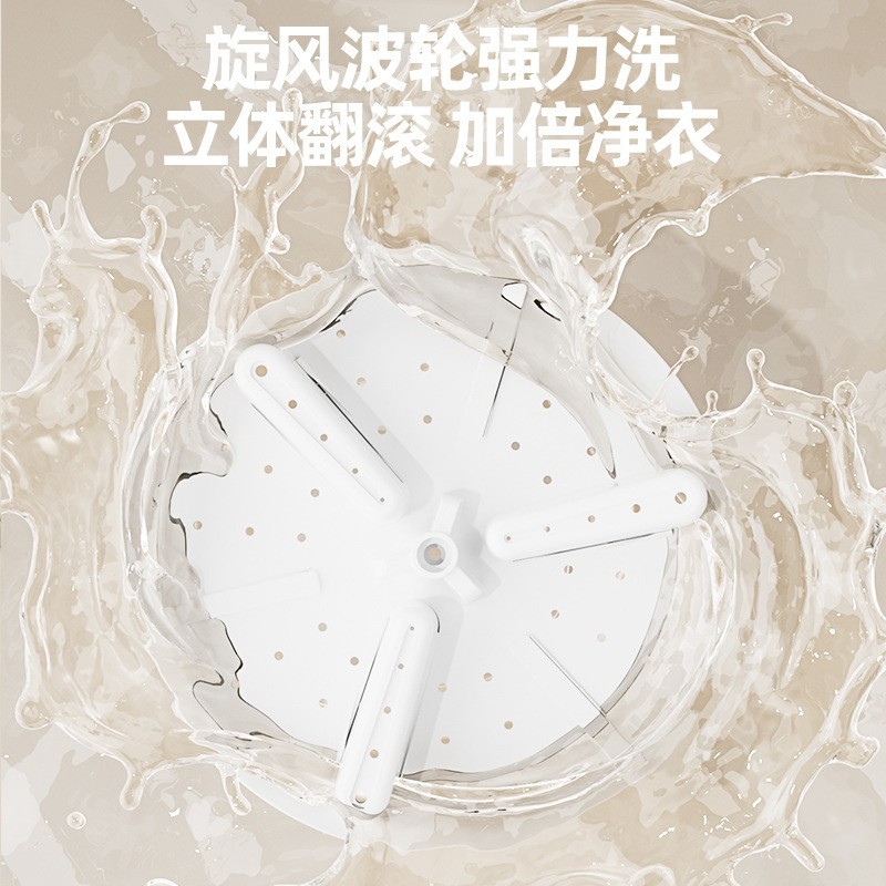 跨境折叠洗衣机迷你洗衣机洗脱一体小型学生宿舍washing machine图3