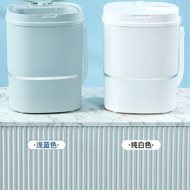 抖音同款洗衣机圆桶小型迷你半自动洗衣机婴儿童袜子内衣洗衣机图3