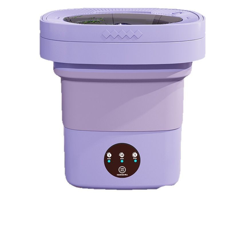 6L折叠便携式迷你洗衣机内衣裤专用小型全自动洗脱一体袜子清洗神图5