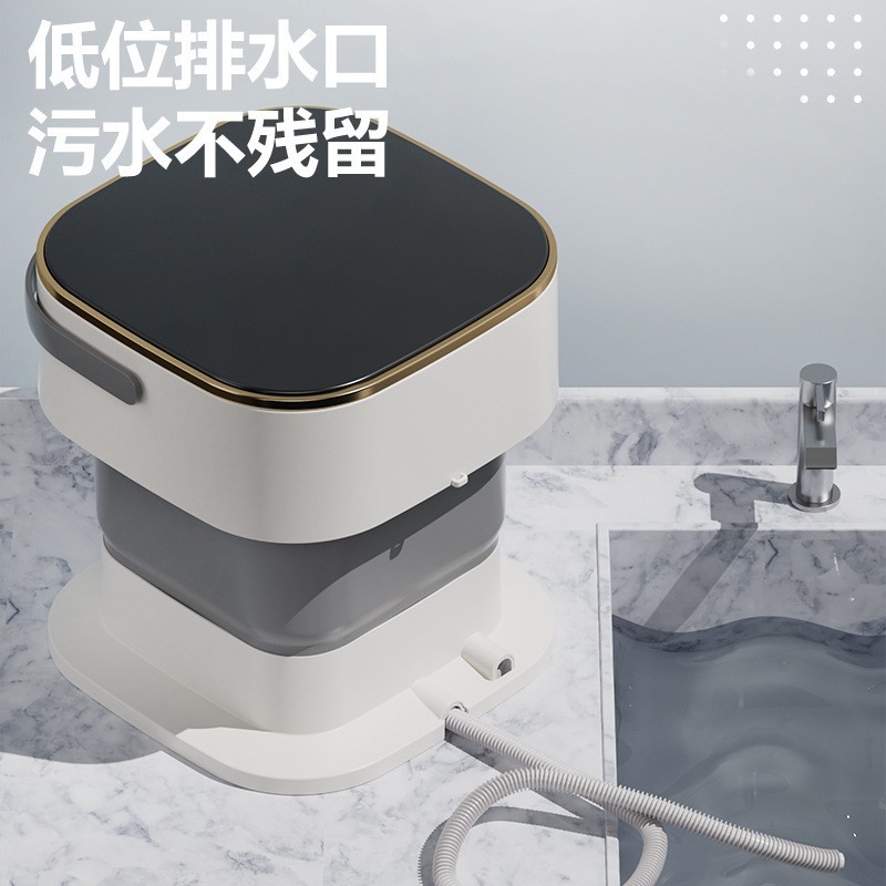 跨境全自动折叠内衣洗衣机可脱水宿舍迷你小型洗袜子内裤小洗衣机图4