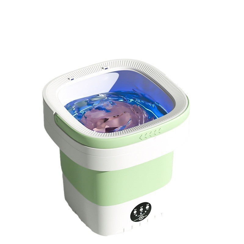 折叠洗衣机宿舍家用全自动洗脱一体袜子婴儿内衣内裤迷你洗衣机图5