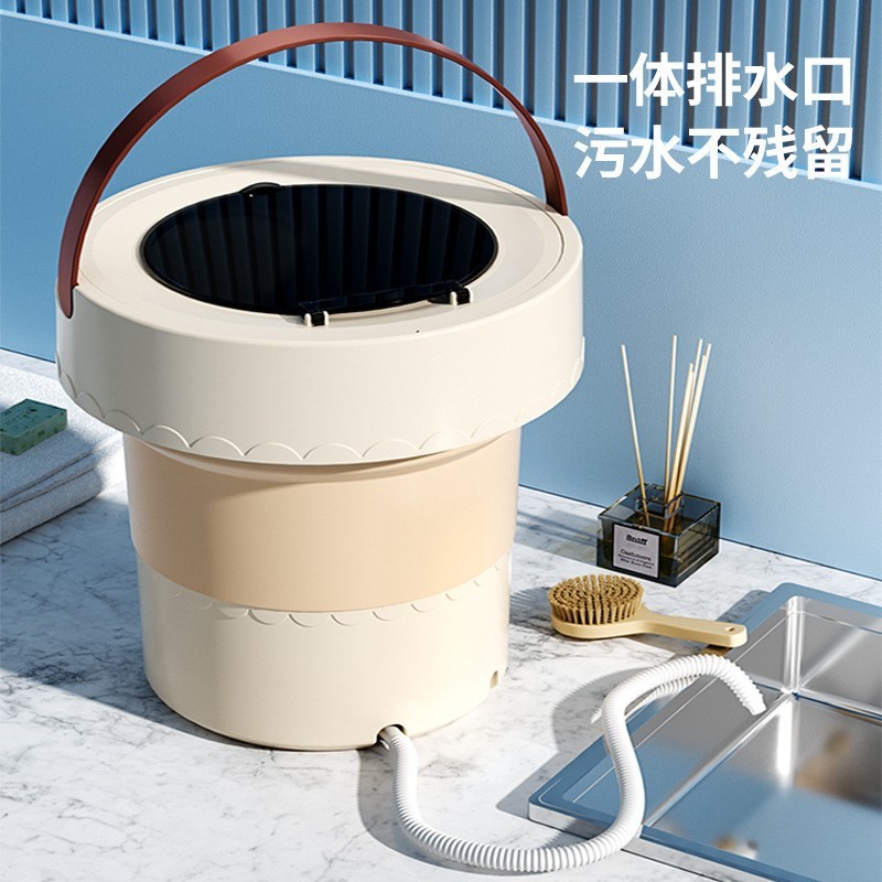 宿舍迷你折叠洗衣机内衣袜子洗脱一体机婴儿衣物便携式洗衣机图4