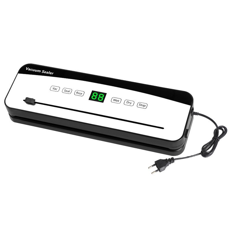 定制白色英文美规数显D款家用真空封口机吸力加倍干湿两用保鲜机图3