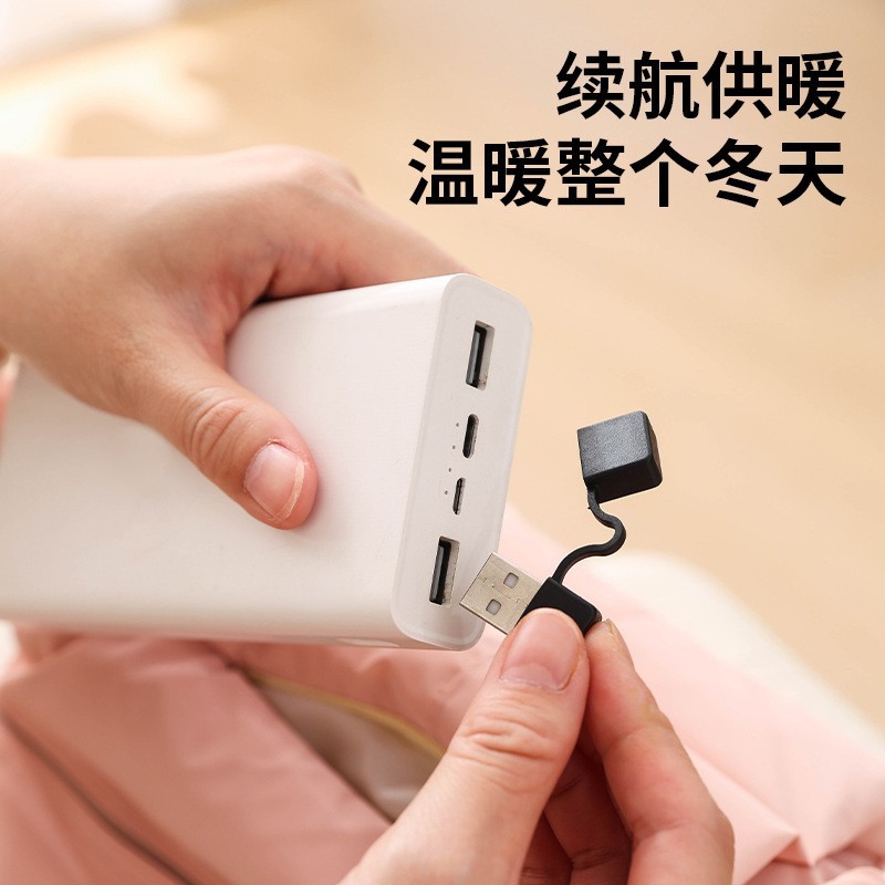 新款暧手宝石墨烯无水暖手袋充电热水袋防爆暖腰敷肚子电热暖手宝图4